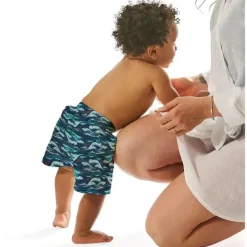 Iplay Baby Swimming Clothes*Green Sprouts - Baby Boy Easy-Change Eco Swim Trunks, Navy