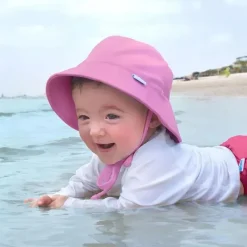 Iplay Baby Hats*Green Sprouts - Baby Breathable Swim & Sun Bucket Hat, Light Pink