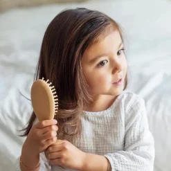 Iplay Grooming*Green Sprouts - Learning Brush & Comb, Natural