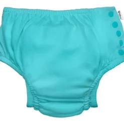 Iplay Swim Diapers*Green Sprouts - Reusable Eco Snap Swim Diaper, Aqua