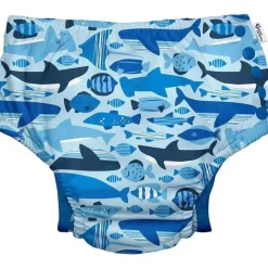 Iplay Swim Diapers*Green Sprouts - Reusable Eco Snap Swim Diaper, Blue Undersea