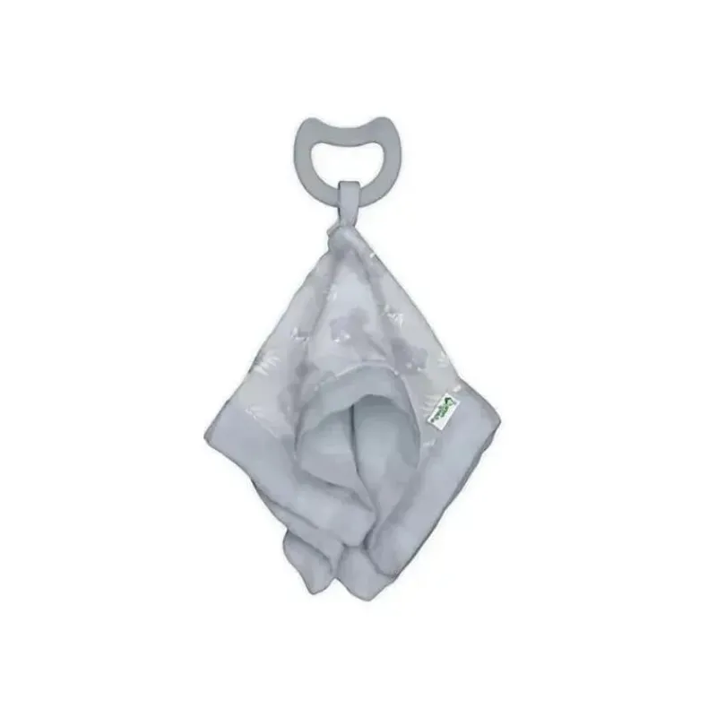 Iplay Rattles & Teethers|Organic*Green Sprouts - Snuggle Blankie Teether Made From Organic Cotton, Gray Koala
