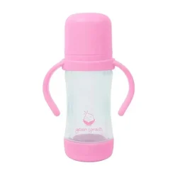 Iplay Straw, Sippy & Training Cups|Dishes, Utensils & Food Containers*Green Sprouts - Sprout Ware Sip & Straw Cup Made From Plants And Glass, Pink