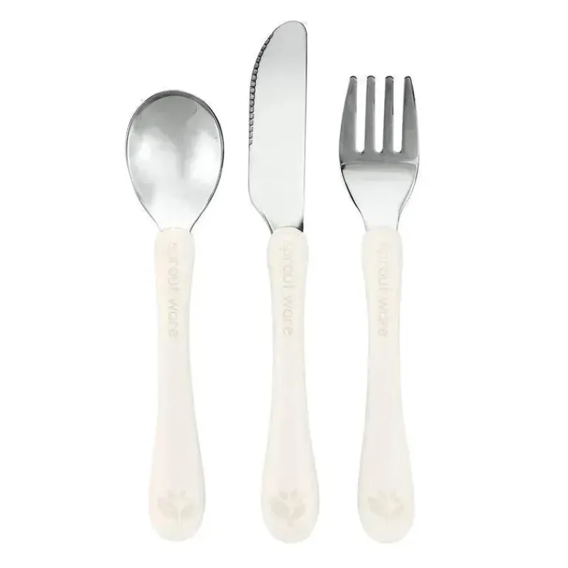 Iplay Utensils & Accessories|Dishes, Utensils & Food Containers*Green Sprouts - Stainless Steel & Sprout Ware Kids Cutlery, Light Spice