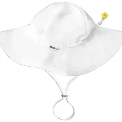 Iplay Baby Hats*Green Sprouts - Upf50+ Eco Brim Hat, White