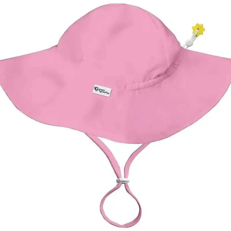 Iplay Baby Hats*Green Sprouts - Upf50+ Eco Brim Hat, Light Pink