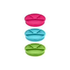 Iplay Plates & Bowls|Dishes, Utensils & Food Containers*Green Sprouts Learning Plate Made from Silicone, Pink