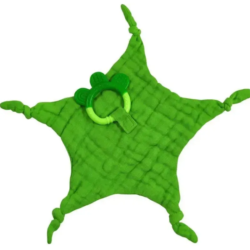 Green Sprouts Organic*Muslin Blankie Teether, Green