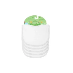 Green Sprouts Organic|Bibs*Organic Cotton Muslin Bibs (5Pk) 0-12M White