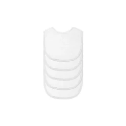 Green Sprouts Organic|Bibs*Organic Cotton Muslin Bibs (5Pk) 0-12M White