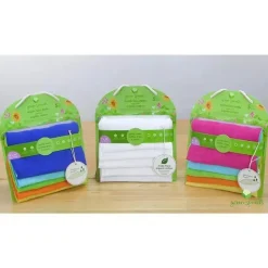 Green Sprouts Organic*Organic Cotton Muslin Face Cloths 5Pk