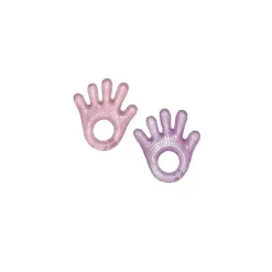 Green Sprouts Toys For 0-12 Months|Gift For Baby*Soothing Cool Hand Teether 2 Pack Pink/Purple