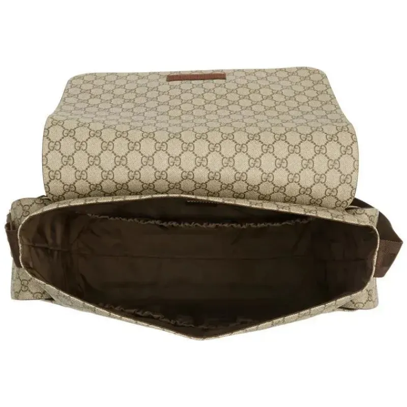 Gucci Diaper Backpacks*Supreme Diaper Bag with Changing Pad, Beige