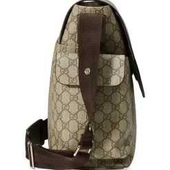 Gucci Diaper Backpacks*Supreme Diaper Bag with Changing Pad, Beige
