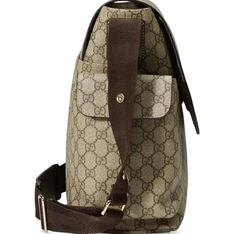 Gucci Diaper Backpacks*Supreme Diaper Bag with Changing Pad, Beige
