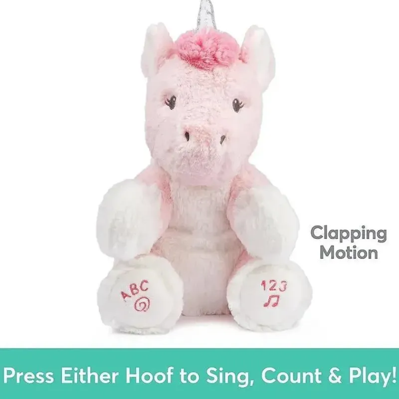 Gund Plush & Stuffed Animals|Gifts From $25 To $50*Animated Alora the unicorn, pink plush baby toy
