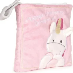 Gund Books, Music & Dvds*Baby Dreaming Luna Unicorn Soft Book Plush Stuffed Sensory Stimulating Toy, 8 In