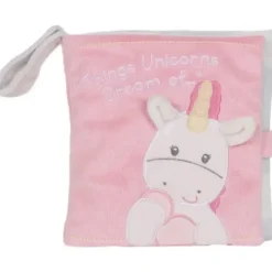 Gund Books, Music & Dvds*Baby Dreaming Luna Unicorn Soft Book Plush Stuffed Sensory Stimulating Toy, 8 In