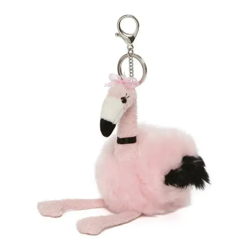 Gund Plush & Stuffed Animals*Flamingo Keychain, 9