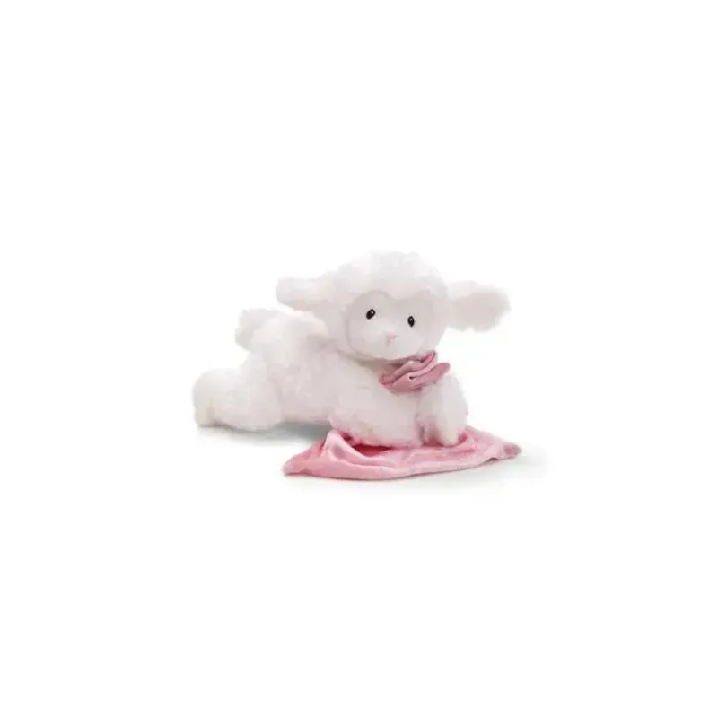 Spin Master Plush & Stuffed Animals*Gund Lena Lamb w/Pink Prayer Blankie