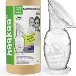 Haakaa Cool Baby Products*- Silicone Breast Pump with Suction Base, 5Oz