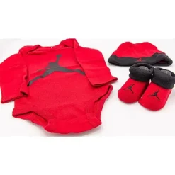 Jordan Baby Athletic*Haddad 20 Basic Long Sleeve 3Pc Set Gym Red
