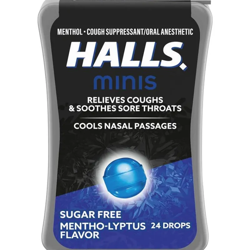 PTL USA Cough & Cold*Halls - Minis Menthol-Lyptus 24 Ct
