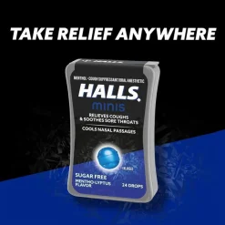 PTL USA Cough & Cold*Halls - Minis Menthol-Lyptus 24 Ct