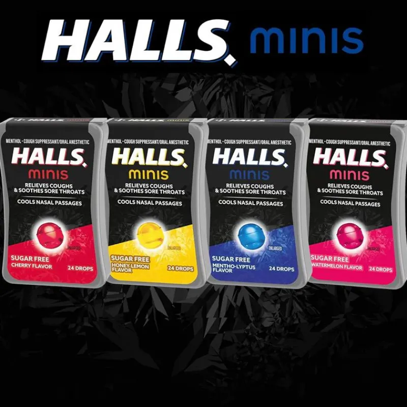 PTL USA Cough & Cold*Halls - Minis Menthol-Lyptus 24 Ct