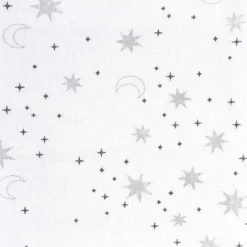 Halo Swaddles & Wearable Blankets*- 100% Cotton Sleepsack Swaddle Print Midnight Moons Grey, Newborn