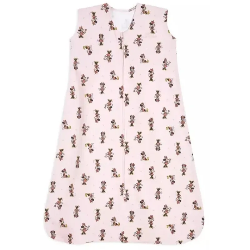 Halo Swaddles & Wearable Blankets*- 100% Cotton Sleepsack Wearable Blanket - Minnie Fun (Large)