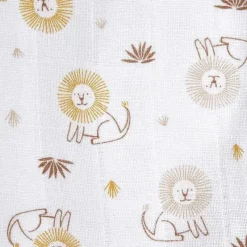 Halo Swaddles & Wearable Blankets*- Innovations Sleepsack 100% Cotton Swaddle Wrap, Lion