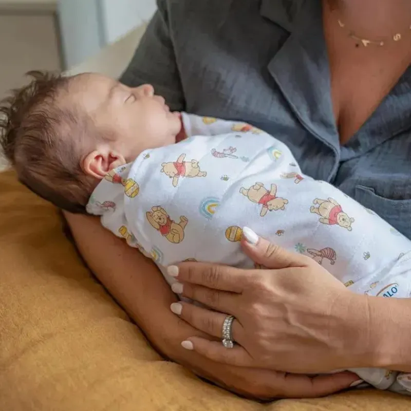Halo Swaddles & Wearable Blankets*- Winnie Rainbows 100% Cotton Sleepsack Swaddle