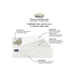 Halo Mattresses, Pads & Covers*DreamWeave Breathable Crib Mattress - White