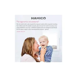 Hamico Oral & Nasal Care*Baby Toothbrush Rubber Ducks
