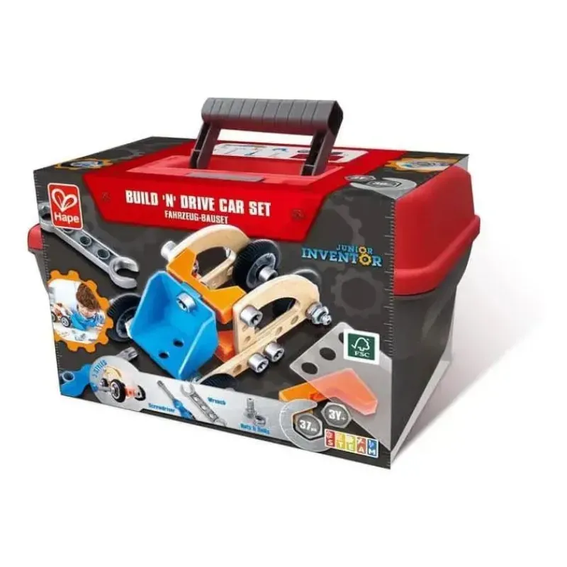 Hape Pretend Play|Toys For 2 Year Old*- Build 'n' Drive Car Set