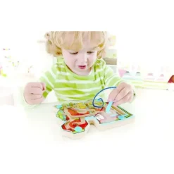 Kids Hape Pretend Play|Toys For 3 Year Old*- Choo Choo Tracks Kid's Magnetic Wooden Maze Puzzle