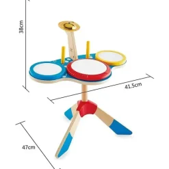 Hape Pretend Play|Toys For 3 Year Old*- Drum and Cymbal Set