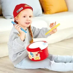 Kids Hape Pretend Play|Toys For 3 Year Old*- Electronic Kids Drum with Lights & Guided Play