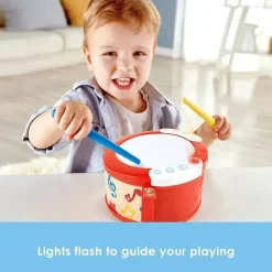 Kids Hape Pretend Play|Toys For 3 Year Old*- Electronic Kids Drum with Lights & Guided Play