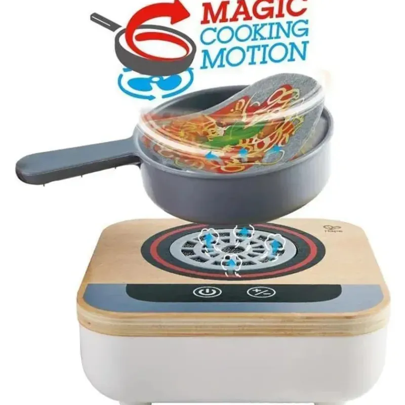 Kids Hape Pretend Play|Toys For 3 Year Old*- Fun Fan Fryer, Wooden Tabletop Stove with Fan
