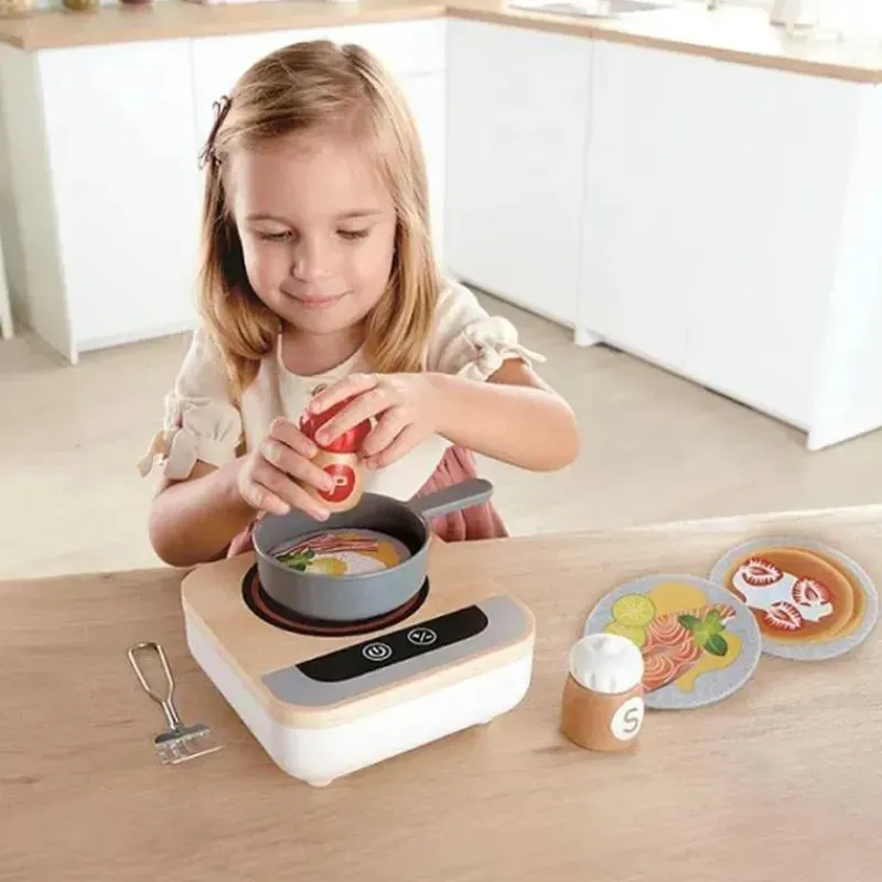 Kids Hape Pretend Play|Toys For 3 Year Old*- Fun Fan Fryer, Wooden Tabletop Stove with Fan