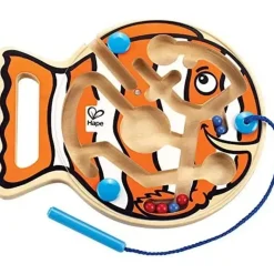Kids Hape Pretend Play|Toys For 3 Year Old*- Go-Fish-Go Magnetic Wooden Toddler Maze Puzzle