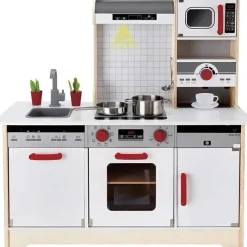 Hape Pretend Play|Toys For 2 Year Old*- Kids All-in-1 Wooden Play Kitchen with Accessories