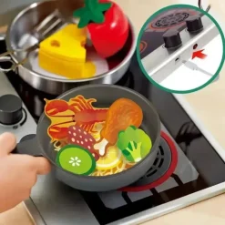 Hape Montessori Toys*- Kids Deluxe Kitchen Playset with Fan Fryer