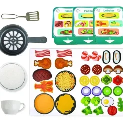 Hape Montessori Toys*- Kids Deluxe Kitchen Playset with Fan Fryer