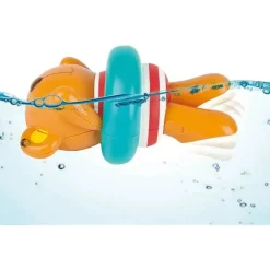 Hape Water Toys*- Kids Little Splashers Swimmer Teddy Wind-Up Bath Toy