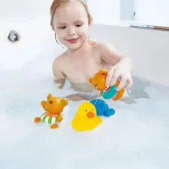 Hape Water Toys*- Kids Little Splashers Swimmer Teddy Wind-Up Bath Toy