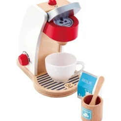 Kids Hape Pretend Play|Toys For 3 Year Old*- My Coffee Machine Wooden Play Kitchen Set