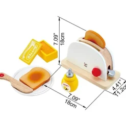 Kids Hape Pretend Play|Toys For 3 Year Old*- Pop Up Toaster Set